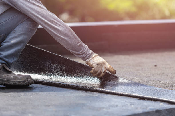Professional Crawl Space Encapsulation technician working in Sand Creek, MI